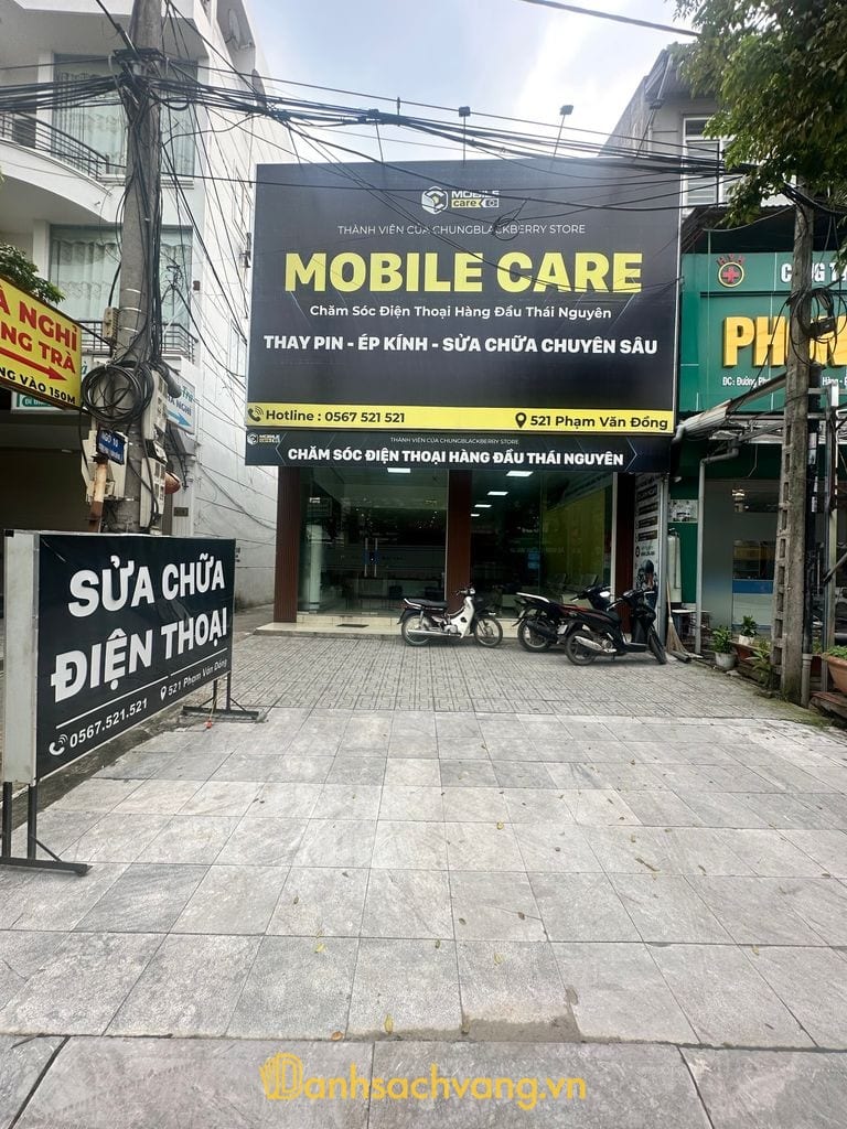 Mobile Care - tiệm sửa điện thoại tại 521 Phạm Văn Đồng, Phổ Yên Thái Nguyên