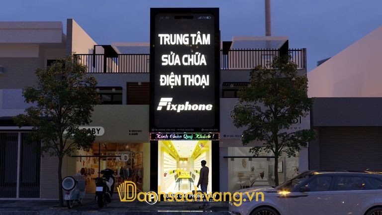 Fixphone - tiệm sửa điện thoại ở Thái Nguyên tại 196 Hoàng Văn Thụ