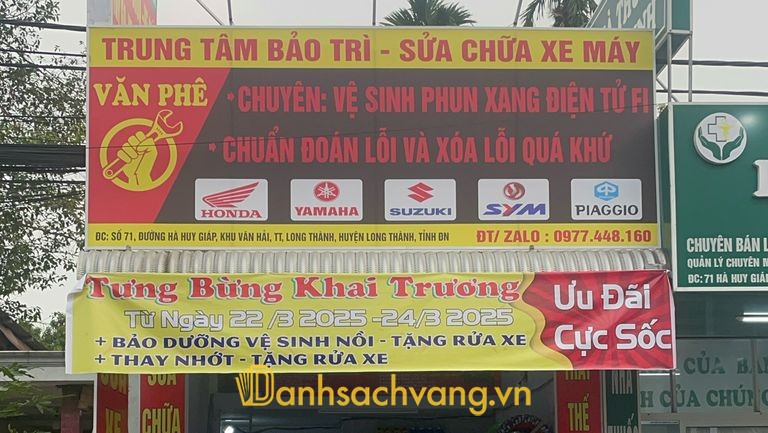 Tiệm Sửa Xe Văn Phê - bảo dưỡng thay nhớt và sửa xe máy ở Long Thành Đồng Nai