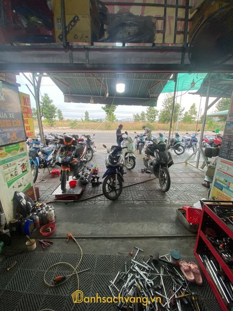 Sửa xe Giang Còi - tiệm sửa xe máy và hỗ trợ lưu động tại Long Thành Đồng Nai