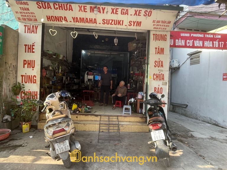 Tiệm Sửa Xe Máy Quang Toàn tại Trần Lãm Hưng Yên