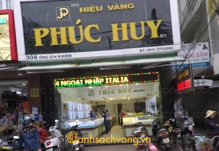 Tiệm Vàng Phúc Huy tại 350 Ông Ích Khiêm, Thanh Khê