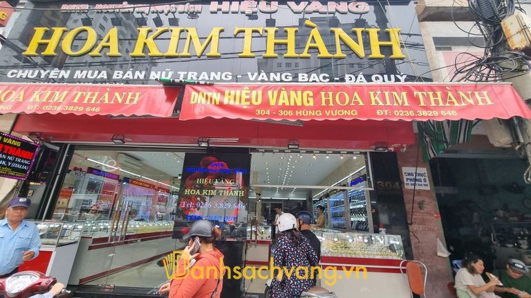 Tiệm Vàng Hoa Kim Thành tại 304 Hùng Vương, Đà Nẵng