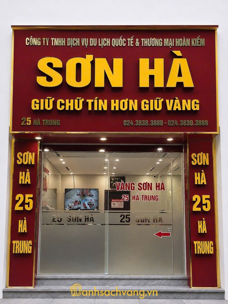 Tiệm Vàng Sơn Hà tại 25 Hà Trung Hà Nội