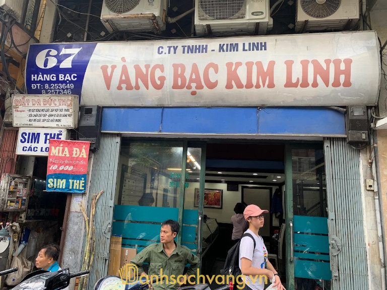 Vàng bạc Kim Linh tại 67 Hàng Bạc Hà Nội