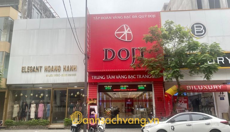DOJI - trung tâm vàng bạc trang sức ở Huế