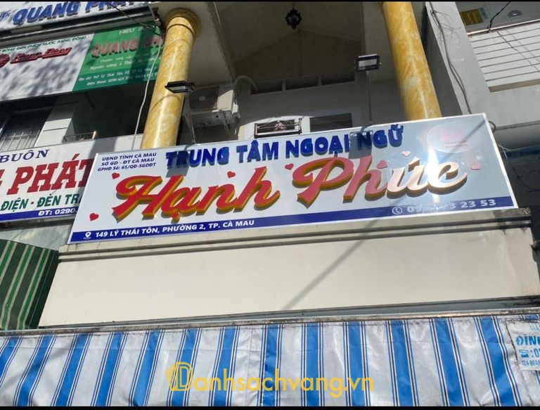 Trung tâm Ngoại ngữ Hạnh Phúc - trung tâm dạy tiếng Anh ở Cà Mau