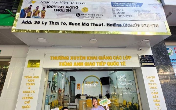 7 Trung tâm dạy tiếng Anh ở Đắk Lắk nổi tiếng, cơ sở vật chất hiện đại