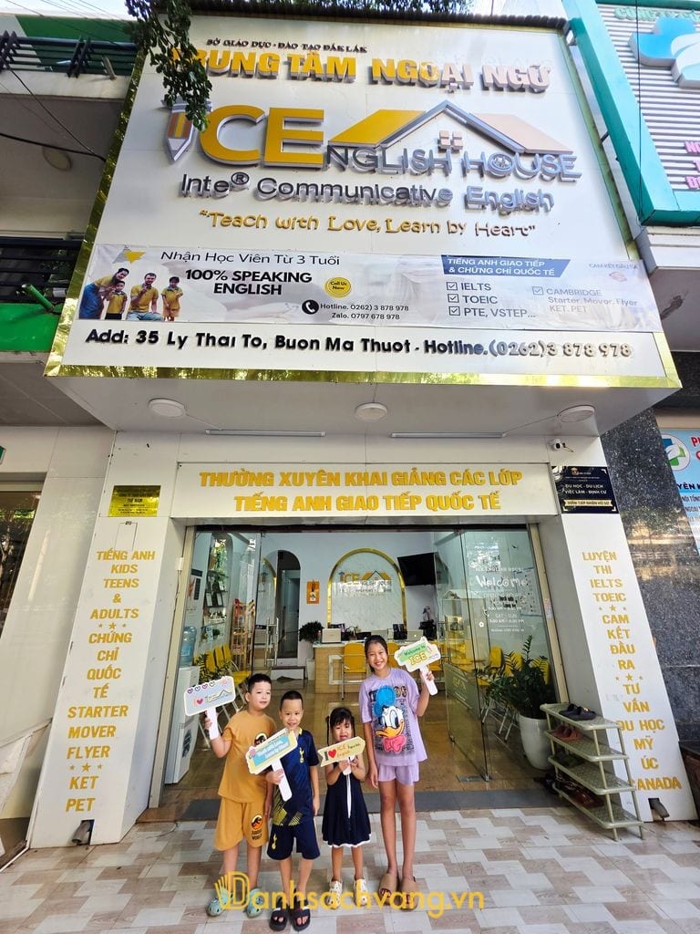 Trung tâm Ngoại ngữ ICE English House tại Đắk Lắk