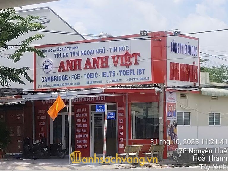 Trung Tâm Ngoại Ngữ Tin Học Anh Anh Việt Tây Ninh