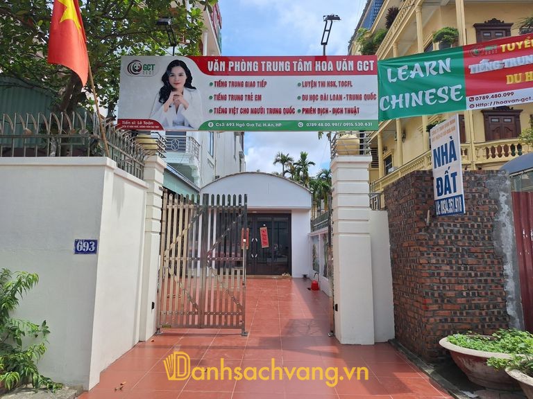 Trung Tâm Ngoại Ngữ Hoa Văn GCT - học tiếng Trung tại Ngô Gia Tự Hải An