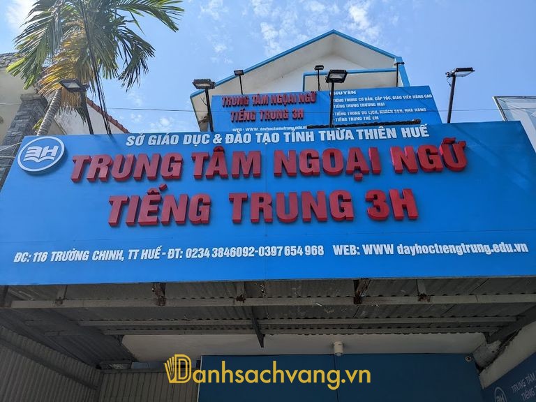 Trung Tâm Tiếng Trung 3H - trung tâm dạy tiếng Trung ở Huế tại đường Trường Chinh