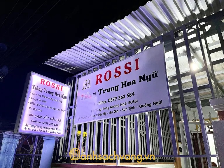 Tiếng Trung Quảng Ngãi ROSSI - trung tâm học tiếng Trung tại Ba Gia