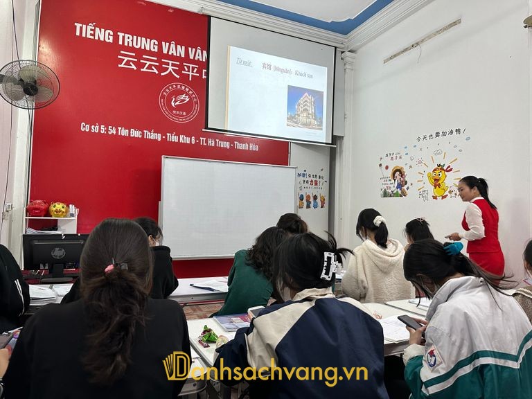 Trung Tâm Tiếng Trung Vân Vân Thiên Bình - trung tâm dạy tiếng Trung ở Thanh Hóa