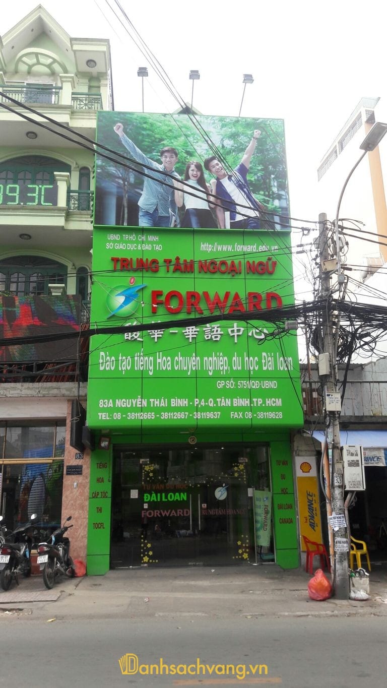 Trung Tâm Ngoại Ngữ Forward dạy tiếng Hoa tại Bạch Đằng TPHCM