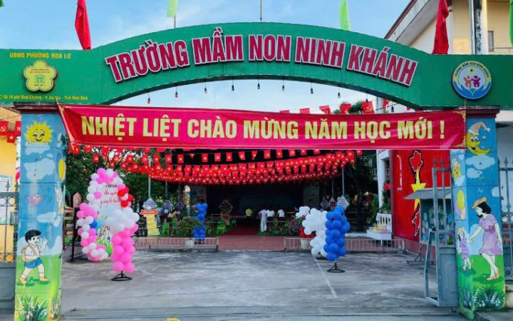 10 Trường mầm non tại Ninh Bình chất lượng, đội ngũ giáo viên tận tâm