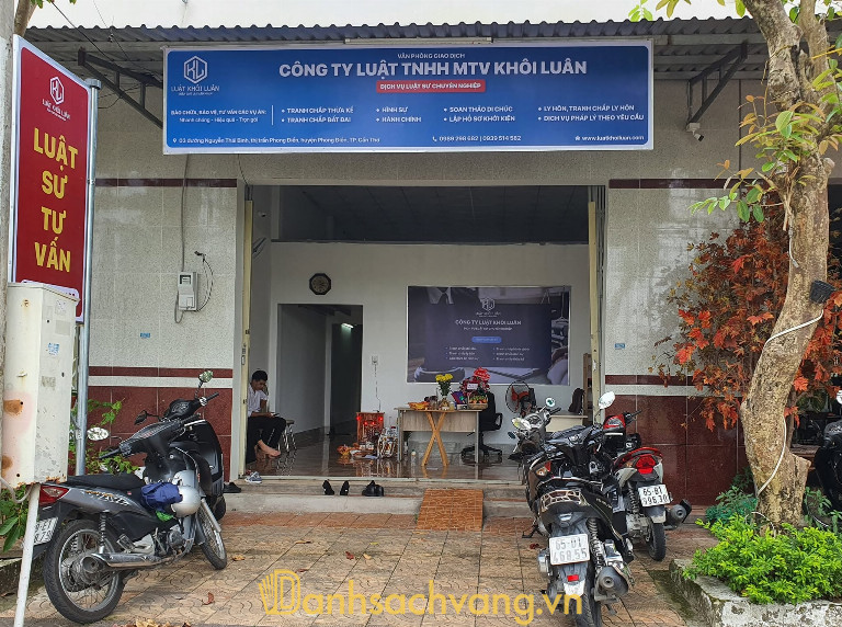 Công ty Luật Khôi Luân – 29 Võ Văn Kiệt, Phường Cái Khế