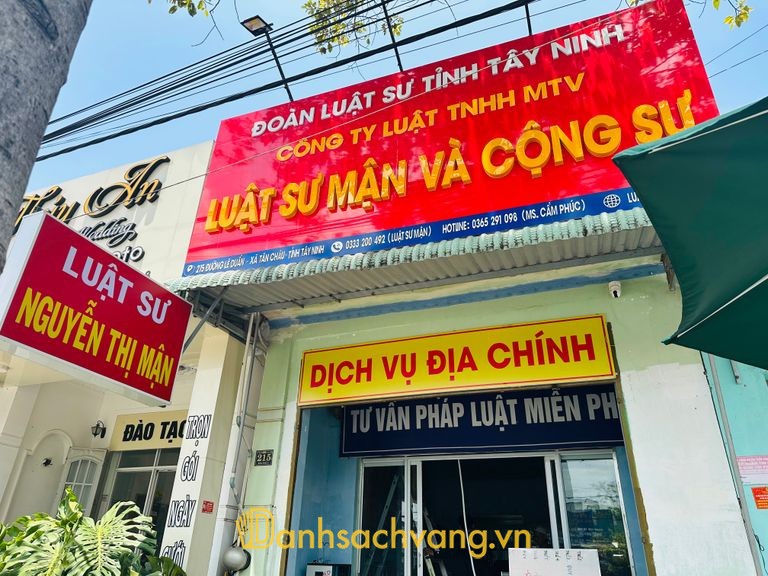 Luật sư Mận và Cộng sự tại Tân Châu Tây Ninh