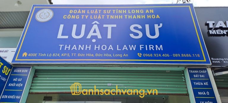 Văn phòng Luật sư Thanh Hoa tại Đức Hòa Tây Ninh